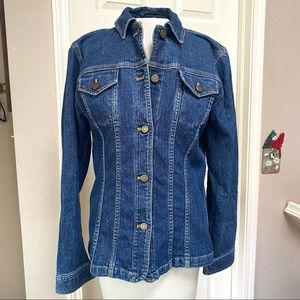 JONES SPORT Structured Jean Jacket medium